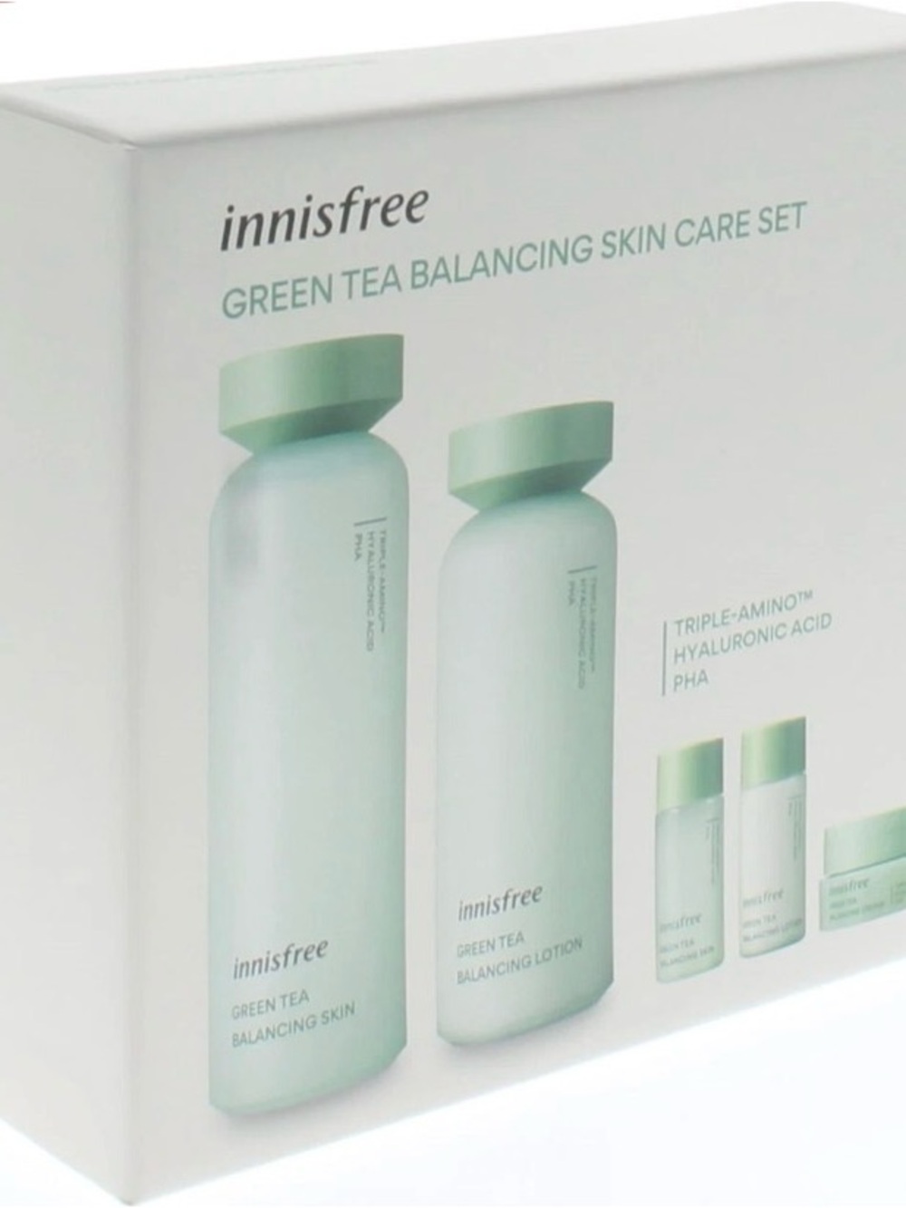 innisfree Green Tea Balancing Toner - Mint Green